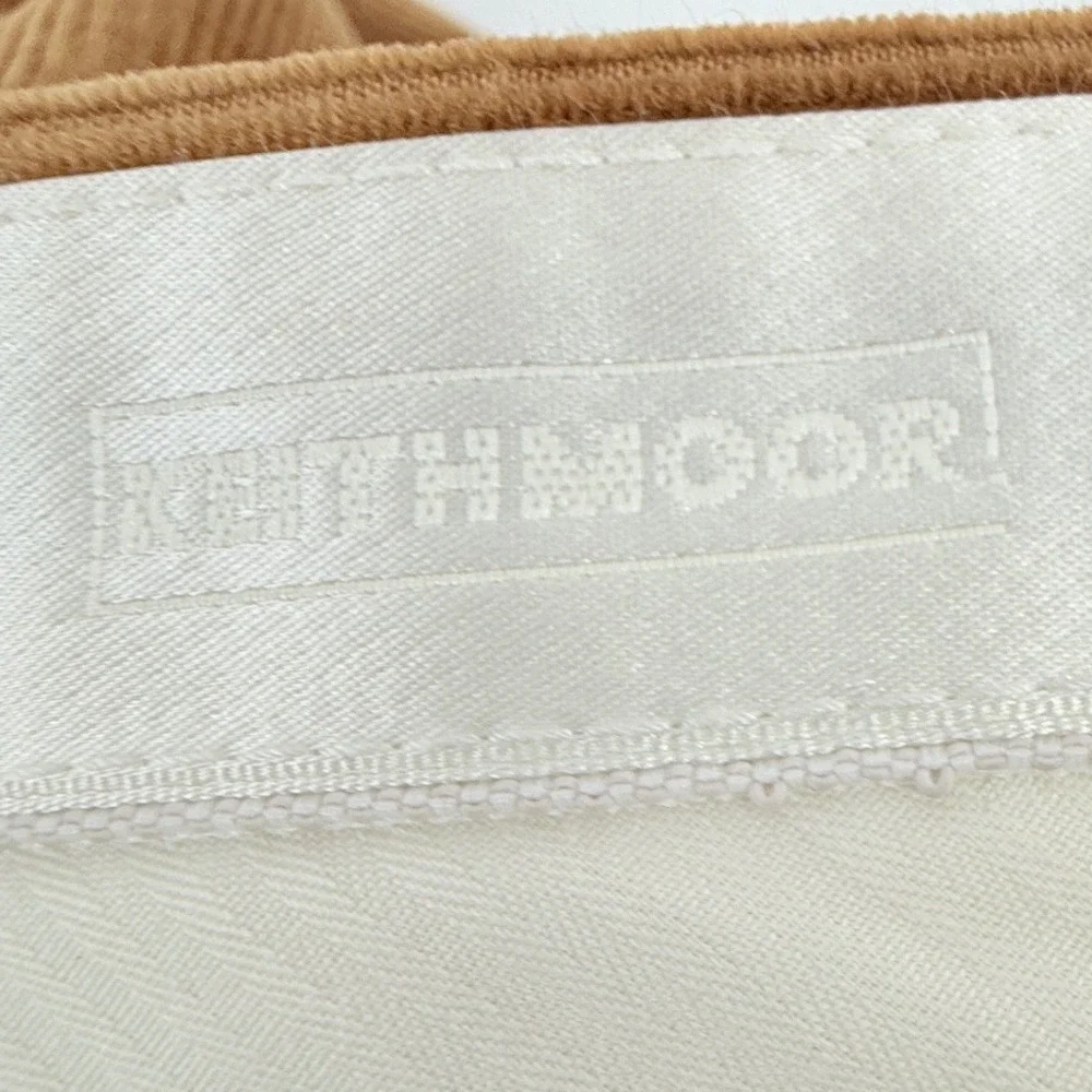 Set of 2 Keithmoor Corduroy Pleated Trousers Tan/Olive‎ Size 42R Men Classic Fit